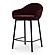 Emily Counter Stool Wine Velvet by Moe's Home Collection