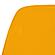 Dover Molded Side Chair with Acrylic Base, Set of 2, Transparent Orange by LeisureMod