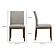 Frankie Dining Chair Grey (Set of 2) by Moe's Home Collection
