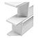 Miri Shelf Small White by Moe's Home Collection