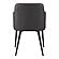 Cantata Dining Chair Mayon Black Vegan Leather (Set of 2) by Moe's Home Collection