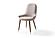 1287 Beige Fabric Dining Chair w/Walnut Wood Legs (Set of 2) by ESF