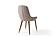 1287 Beige Fabric Dining Chair w/Walnut Wood Legs (Set of 2) by ESF