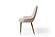1287 Beige Fabric Dining Chair w/Walnut Wood Legs (Set of 2) by ESF