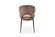 1442 Brown Fabric Dining Chair w/Metal Legs (Set of 2) by ESF
