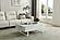 1497 White Marble Coffee Table by ESF