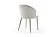 2107 White Dining Chair w/Golden Legs (Set of 4) by ESF