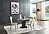 3405 Beige Leather Dining Chair (Set of 2) by ESF
