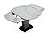 2417 White Marble Top Dining Table by ESF