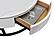 B038 White & Black Coffee Table by ESF
