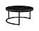 B038 White & Black Coffee Table by ESF