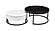 B038 White & Black Coffee Table by ESF