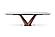 9188 Light Gray Ceramic Dining Table w/2 16