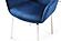 1218 Navy Blue Fabric Swivel Dining Chair (Set of 2) by ESF