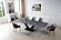 9436 Grey Ceramic Dining Table w/2 20