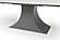 9437 White Ceramic Dining Table w/2 20