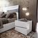 Alba White/Marble Bedroom Set by ESF