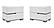 Athena Gloss White Lacquer Bedroom Set by ESF