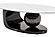 B440 White Coffee Table w/Black Base by ESF