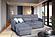 Candy Blue Sectional w/Bed and Storage - Left by ESF