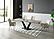 Cloud Dark Grey Ceramic Dining Table w/2 16