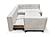 Cocoli Pearl Sectional w/Bed and Storage by ESF