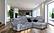 Daytona Grey Sectional w/Bed & Storage by ESF