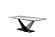 Elite White Krystal/Ceramic Dining Table by ESF