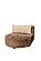 Emily Brown Fabric Modular Sectional by ESF