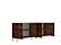 Eva Walnut Wood 4-Door Buffet by ESF