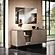Fidia Beige 3-Door Buffet by ESF