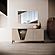 Fidia Beige Mirror for Buffet by ESF