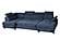 Gardemarin Blue Fabric Sectional w/Bed & Storage by ESF