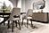 Hexagon Sand Upholstered Dining Chair (Set of 4) by ESF