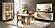 Luce Light Beige Dining Table w/Two 19.7
