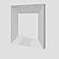 Majesty White Bedroom Set w/Light and Carmen Cases by ESF