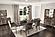 Medea Vintage Oak Dining Table w/18