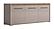 Nora Matt Walnut 3-Door Buffet by ESF