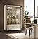 Poesia Light Beige 2-Door Curio by ESF