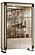 Poesia Light Beige 2-Door Curio by ESF