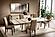 Poesia Light Beige Dining Table w/2 x 20