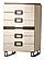 Poesia Beige Upholstered Bedroom Set w/Light by ESF