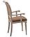 Romantica Walnut/Light Beige Armchair- Cat B. (Set of 2) by ESF