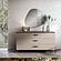 Silvia Beige High Gloss Bedroom Set by ESF