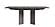 Viola Purple Elm Dining Table w/17.7
