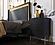 Wave Dark Gray Bedroom Set by ESF