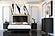 Wave Dark Gray Bedroom Set by ESF