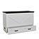 Elite Series Barn Cabinet Bed White with Black Top by CabinetBed