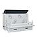 Elite Series Barn Cabinet Bed White with Black Top by CabinetBed