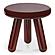 Joy Accent Table Deep Red Lacquer by Moe's Home Collection